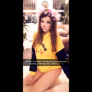 BELLE DELPHINE NUDES PIKACHU NAKED SNAPCHAT VIDEO L3@k3d.mp4