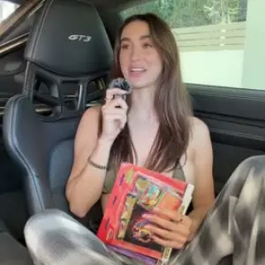 Natalie Roush pokemon rip in the car.mp4